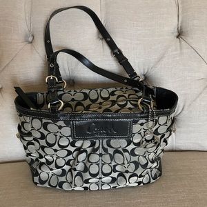 Authentic Coach Pleated Handbag